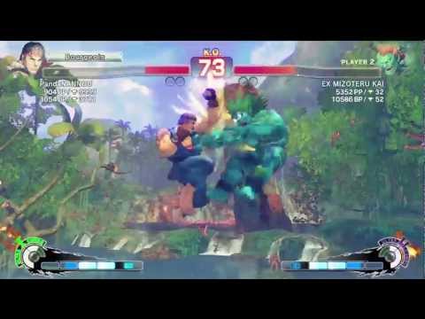 SSF4AE - PandaNANNOU [Ryu] VS Mizoteru [Blanka]