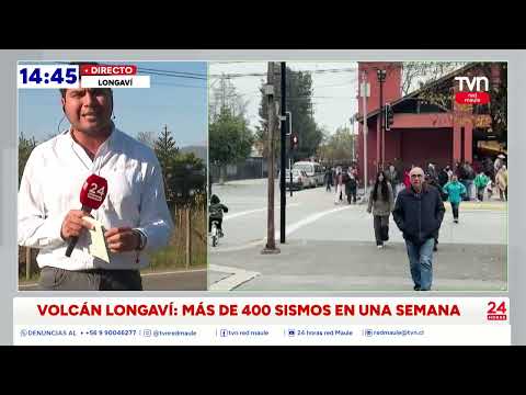 Aumenta la actividad sísmica en Nevado de Longaví  | 24 Horas TVN - Red Maule