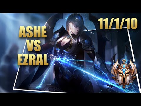 Ashe Adc Vs Ezreal - KR Challenger Match Summary Patch 9.20 - KDA 11/1/10