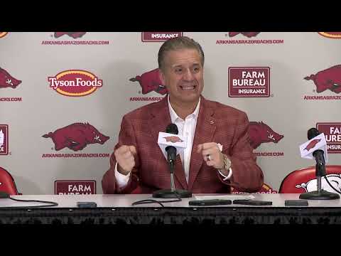 John Calipari press conference: Arkansas 85, LSU 81