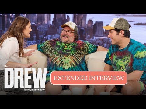 Jack Black & Paul Rudd Fall in Love with Drew Barrymore's Bearded Dragon | EXTENDED INTERVIEW