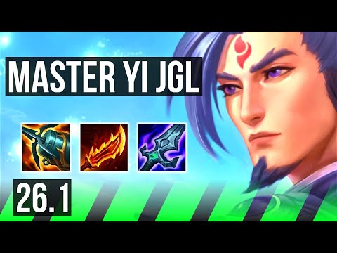 MASTER YI vs HECARIM (JGL) | Good KDA: 16/1/5 | EUW Master | 26.1