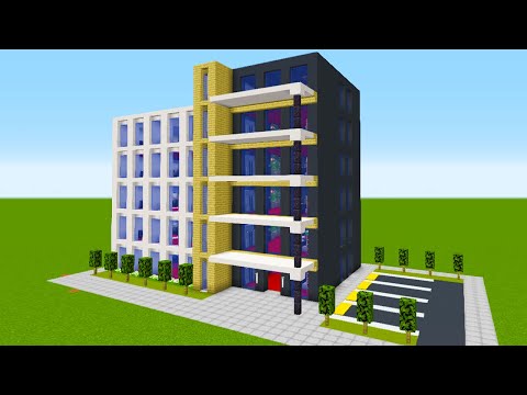 Minecraft Tutorial: How To Make A Modern Office Building "2021 City Build"
