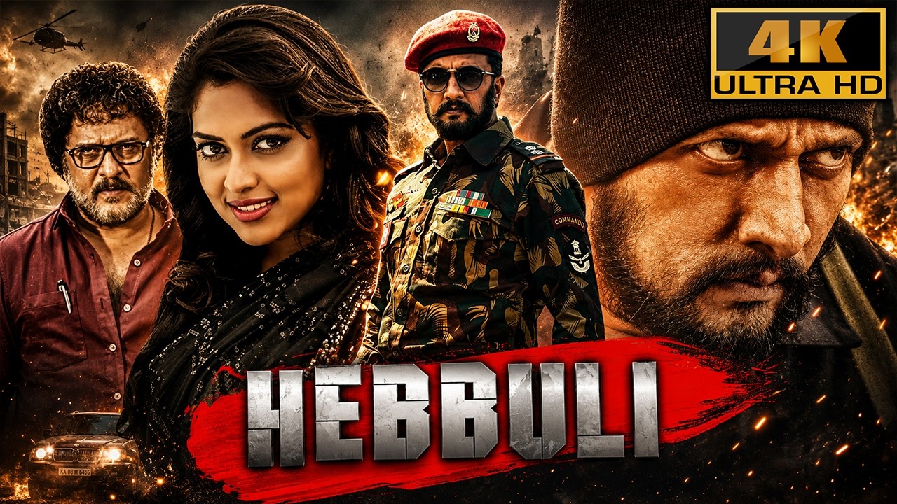 हेब्बुली (4K ULTRA HD) साउथ सुपरस्टार Sudeep Birthday Spl. एक्शन सुपरहिट ?
