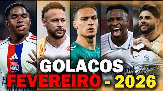 Os GOLS mais BONITOS de FEVEREIRO 2026
