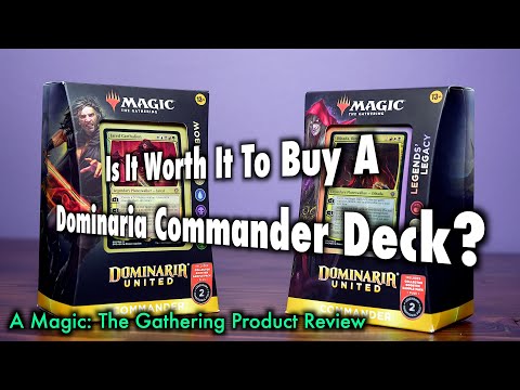 Is It Worth It To Buy A Dominaria United Commander Deck? | A Magic The Gathering Product Review