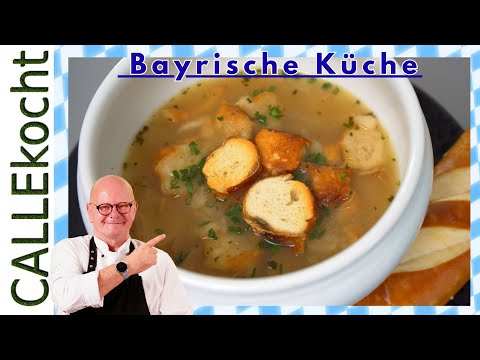 Bayerische Brezensuppe. Das einfachste Rezept zum Oktoberfest!