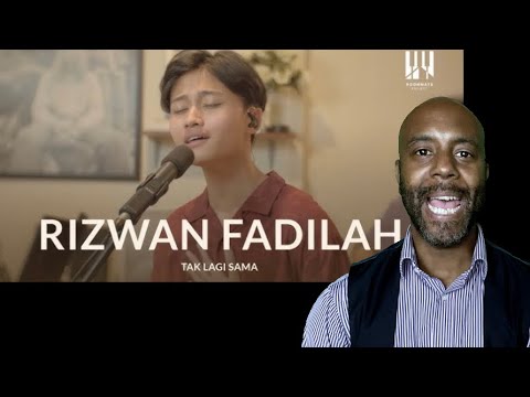 Indonesian artist | Rizwan Fadilah - Tak Lagi Sama Live | Reaction