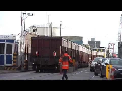 Irish Rail class 071 (081) + Tara Mines - Alexandra Road, Dublin
