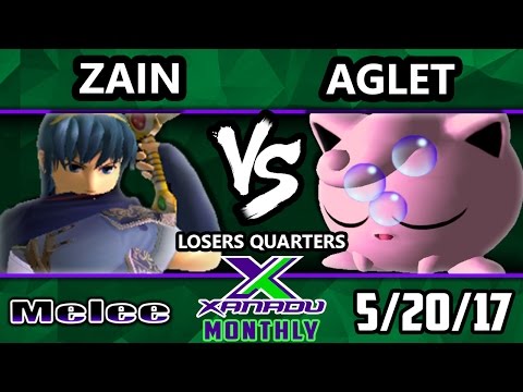 S@X Maylee Monthly - Aglet (Jigglypuff) Vs. Zain (Marth) SSBM Losers Quarters - Smash Melee