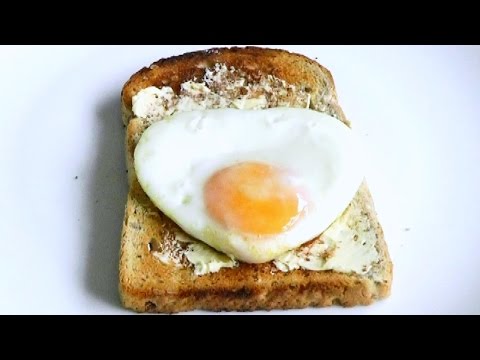 Romantic breakfast  idea |  Egg on Toast recipe