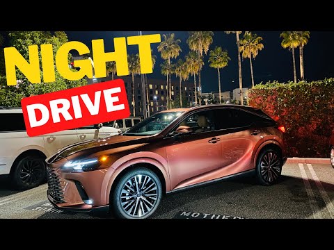Watch as We Take 2023 Lexus RX 350 for a Night Ride!