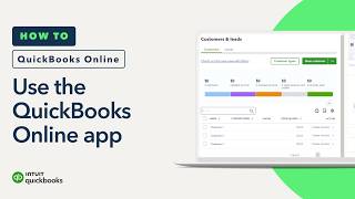 How to use the QuickBooks Online computer app