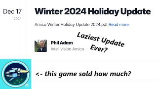 Not Intellivision Amico Home Limps Into 2025, Still Ignores Investors, Game Sales News Update
