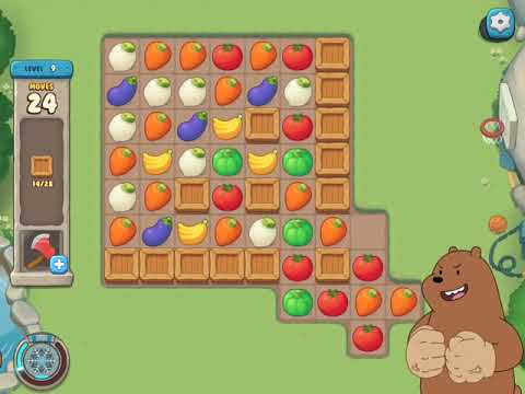 We Bare Bears - Match3 Repairs - Level 9 (by match3news.com)