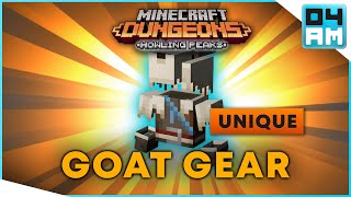 GOAT GEAR Full Guide + Gameplay & Where To Get It in Minecraft Dungeons Howling Peaks DLC