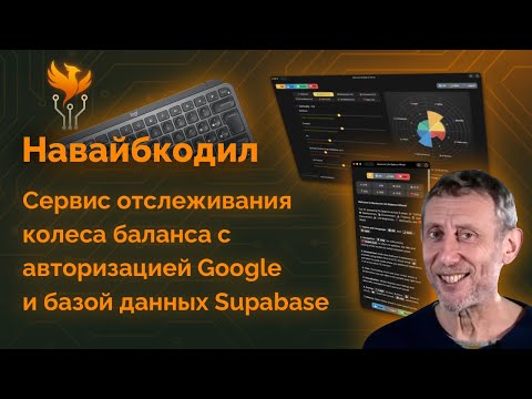 Навайбкодил сервис отслеживания колеса баланса с авторизацией Google и базой данных Supabase