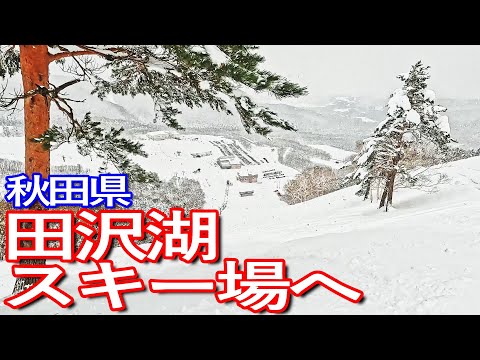 【秋田】田沢湖スキー場を１日券で満喫