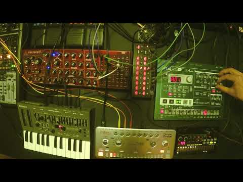 Neutron SH-01A EA-1 TT-606 Beats - Live Techno Jam - 2019-05-17