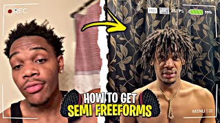 HOW TO GET FREEFORM DREADS! 🤩 *EASY TUTORIAL*