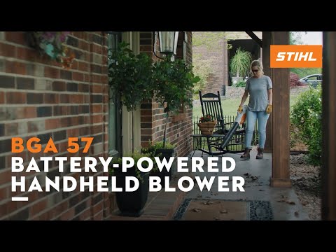 Stihl BGA 57 w/ AK 20 Battery & AL 101 Charger in Saint Maries, Idaho - Video 3