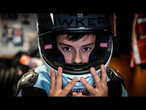 David García Almansa, a promising motorcyclist