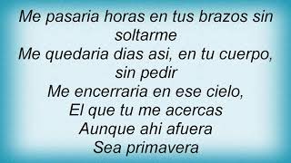 Ana Torroja - Deja Que Llueva Lyrics