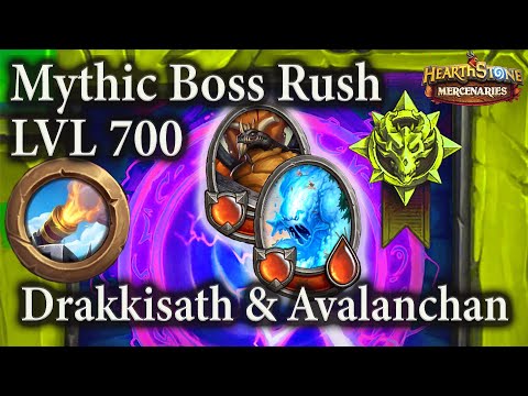AS vs. Drakkisath & Avalanchan LVL 700 Day 1 : Mythic Boss Rush : Mercenaries