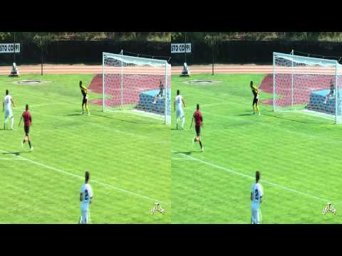 Baudinelli segna l'1-0 contro l'Argentina