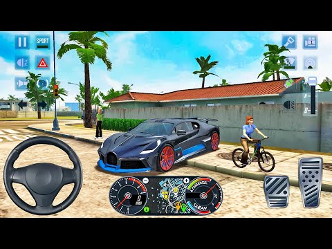 Bugatti Divo Taxi Driving in Miami City - Taxi Sim 2020 - Android Gameplay