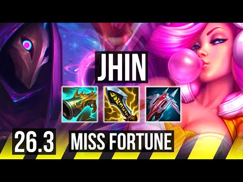 JHIN & Thresh vs MISS FORTUNE & Senna (ADC) | Good KDA: 20/2/7 | EUNE Master | 26.3