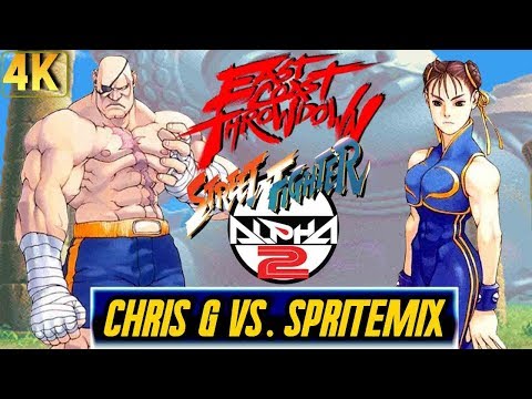 Street Fighter Alpha 2 - ChrisG vs. SpriteMix @ ECT 2019 - [4k/60fps]