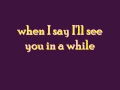 Tom And Jerry The Movie I Miss You Lyrics