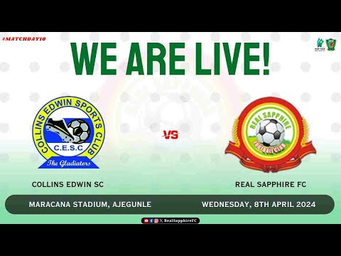 NLO24 | MATCH DAY 10 | COLLINS EDWIN SC vs REAL SAPPHIRE FC