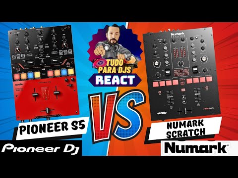 NUMARK Scratch ou PIONEER S5? 😱 Descubra QUAL MIXER VALE MAIS A PENA (REACT)