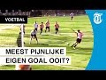 Bizarre eigen goal wordt internethit