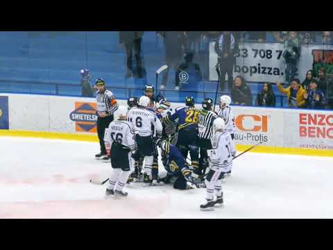 Šarvátka mezi Kolínem a Zlínem v závěru zápasu | KOL - ZLN - 22.10.2022 |