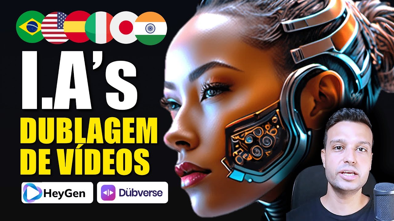 DUBLAGEM DE VÍDEOS PARA VÁRIOS IDIOMAS COM INTELIGÊNCIA ARTIFICIAL [HEYGEN I.A E DUBVERSE]