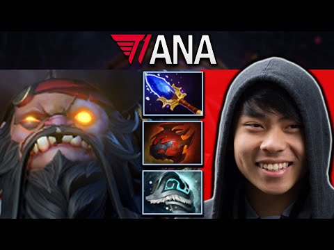 Pudge Dota 2 Gameplay T1.Ana with 23 Kills and Shivas Guard