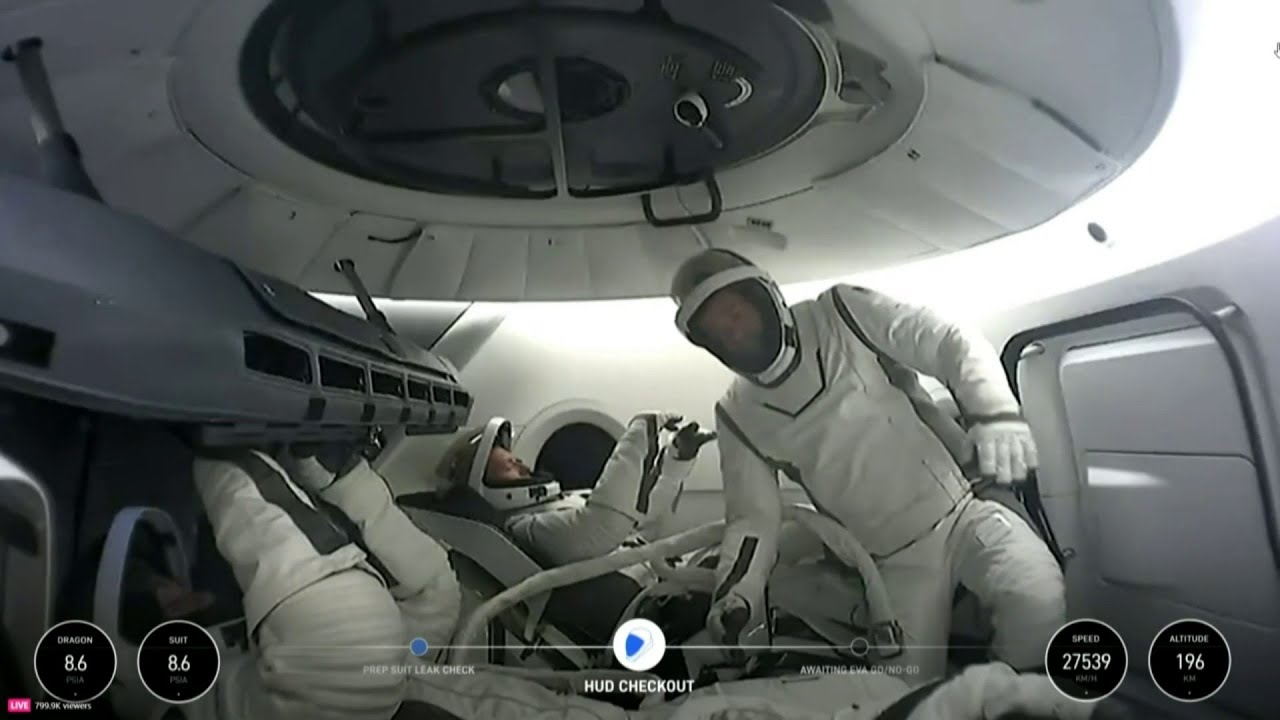 SpaceX crew completes first-ever civilian spacewalk