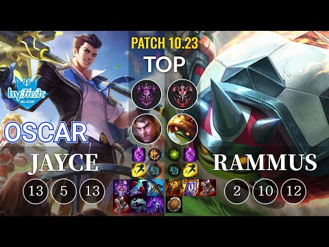 hyF Oscar Jayce vs Rammus Top - KR Patch 10.23