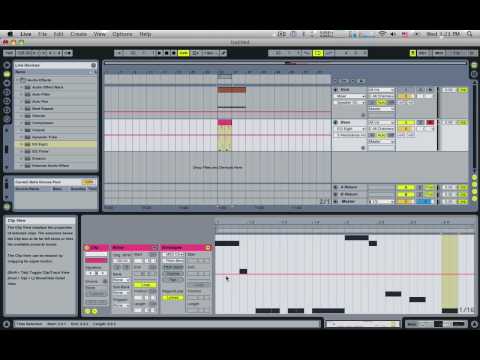 Making a bassline in Ableton Live