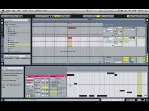 Ableton Live Sound Design - Basslines Part 1