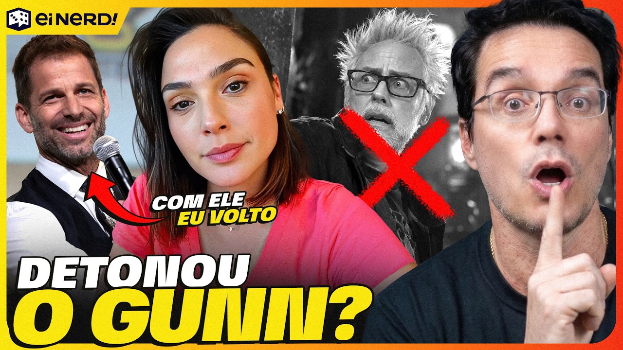 GAL GADOT DETONA O JAMES GUNN E QUER VOLTAR COM O SNYDERVERSO
