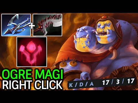 Ogre Magi Offlane – Right Click Monster with Harpoon + Basher Dota 2