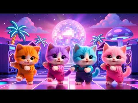 KUTU MA KUTU VIRAL SONG - CUTE CATS 80's DANCE - DISCO FUN - KUTUMA KUTU