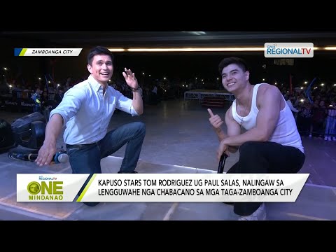 One Mindanao: Kapuso stars Tom Rodriguez ug Paul Salas, nakisadya sa Kapuso Mall Show