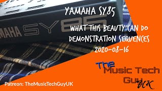 Video thumbnail for What this beauty can do Yamaha SY85 Demonstration Sequences by The Music Tech Guy UK