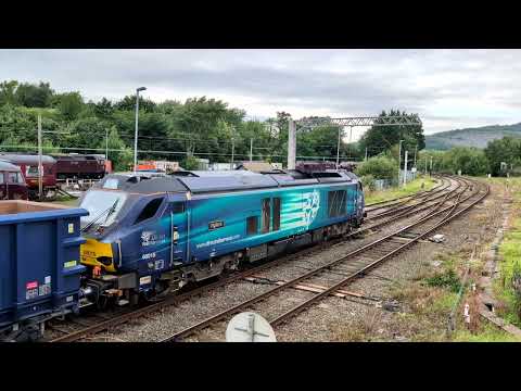 Direct Rail Services Aggregate Freight Move 68018 6Z13 Carnforth 07/08/2025