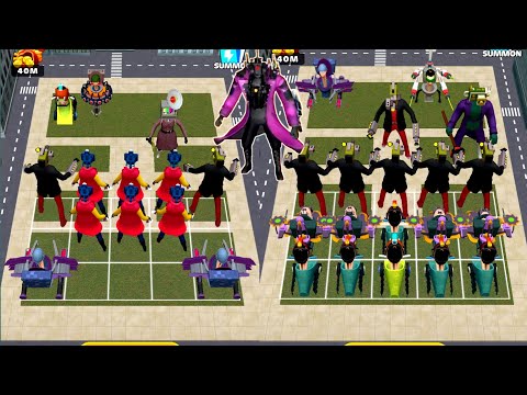 Merge Monster - Merge Toilet, Skibidi Toilet Vs Radio Monster, Merge Master Gameplay